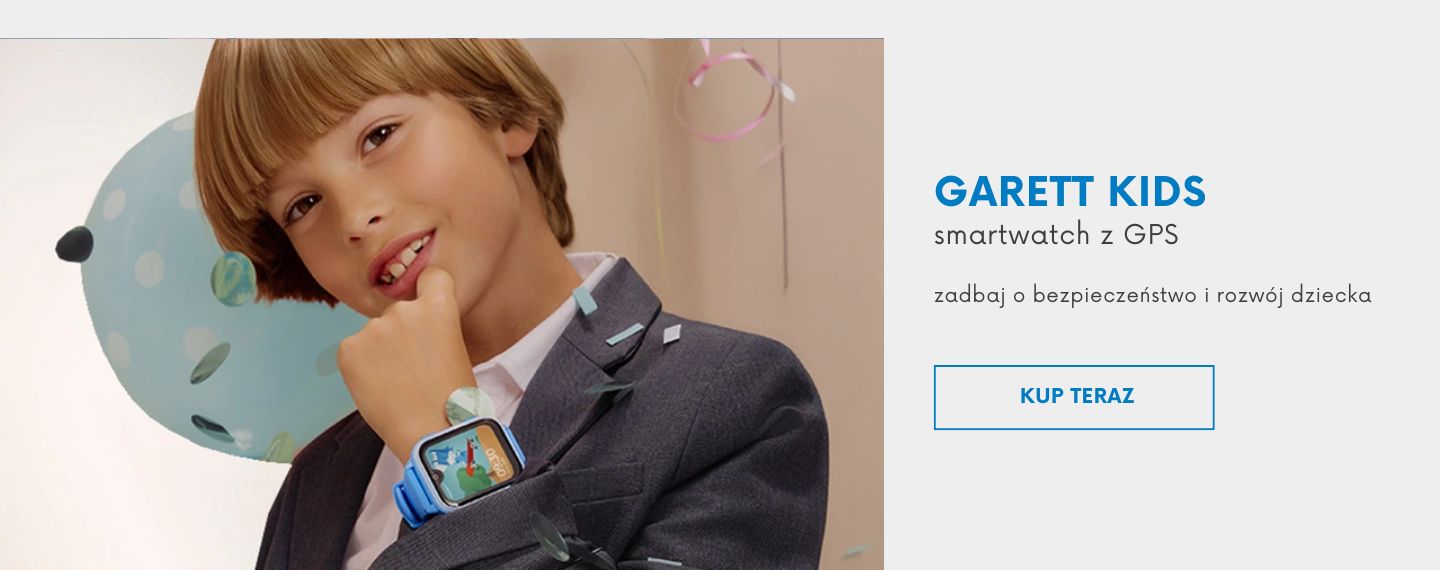 Smartwatch Garett Kids z GPS dla dzieci – zegarek do lokalizacji i bezpieczeństwa