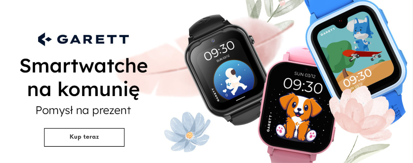 Smartwatch Garett dla dzieci na komunię – zegarek z funkcjami edukacyjnymi i GPS