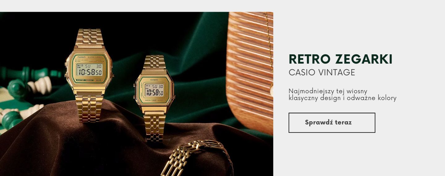 Zegarki Casio Vintage – klasyczne retro modele w nowoczesnym wydaniu