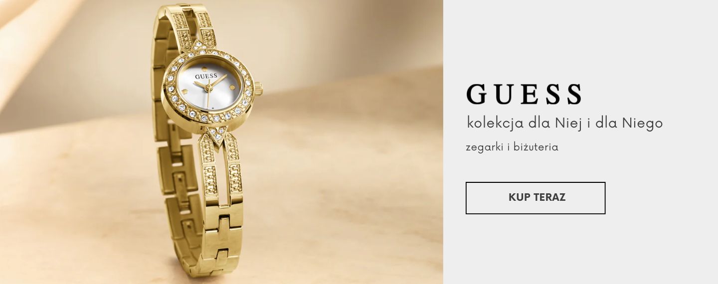 Zegarek Guess damski złoty – elegancka kolekcja zegarków i biżuterii Guess