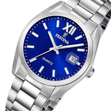 Festina Classic Bracelet 20707/4 Zegarek Męski z granatową tarczą na bransolecie