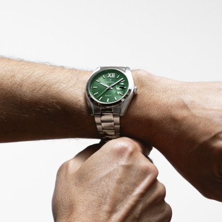Festina Classic Bracelet 20707/8 Zegarek Męski z zieloną tarczą na bransolecie