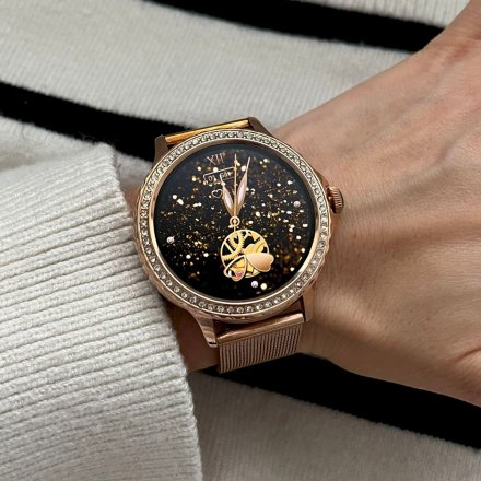 Rubicon RNCF19 różowy smartwatch damski z funkcją rozmowy SMARUB274