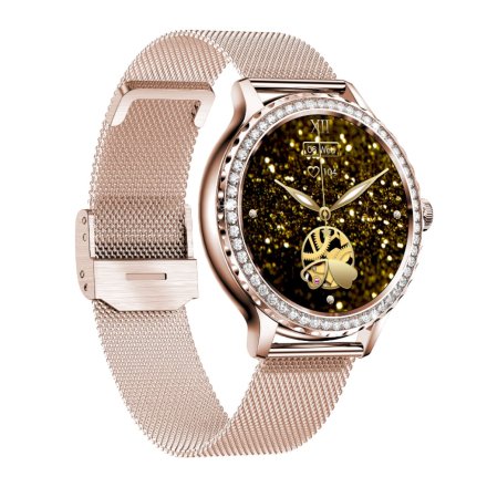 Rubicon RNCF19 różowy smartwatch damski z funkcją rozmowy SMARUB274