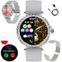Rubicon RNCF19 szary smartwatch damski z funkcją rozmowy SMARUB275
