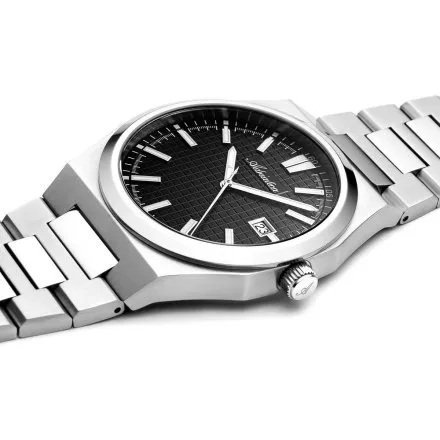 Szwajcarski zegarek męski Adriatica z czarną tarczą A8326.5114Q