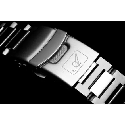 Szwajcarski zegarek męski Adriatica z czarną tarczą A8326.5114Q