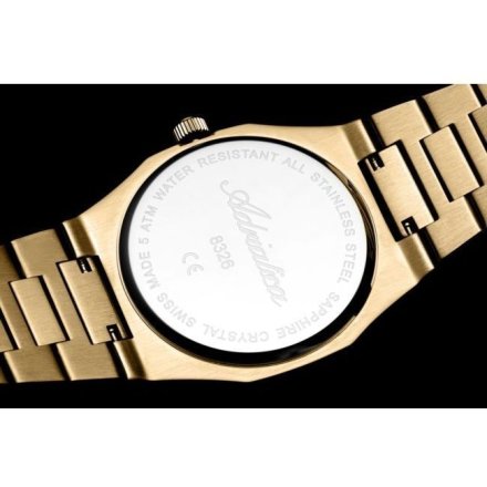 Adriatica elegancki męski zegarek złoty  z multifunkcjami A8326.1115QF