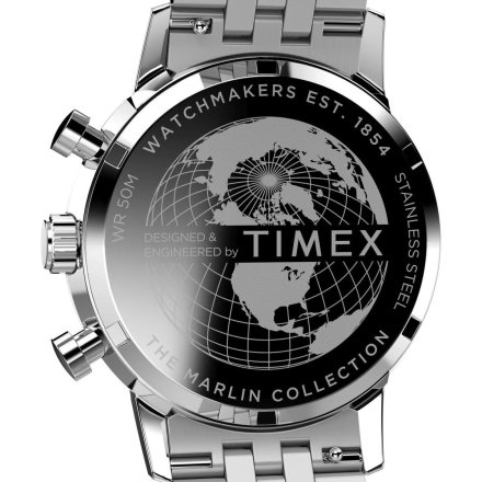 Timex Marlin TW2W10400 zegarek męski na bransolecie z chronografem 