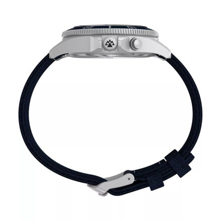 Timex Expedition North TW2W22000 srebrny zegarek męski z granatowym paskiem