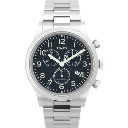 Timex Waterbury Traditional Fly Back Chronograph TW2W48200 Zegarek męski na bransolecie z chronografem