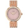Timex City TW2V02800 różowozłoty zegarek damski z różową tarczą