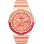 Timex Q Malibu TW2V38600 Złoty zegarek damski z rozciąganą bransoletką