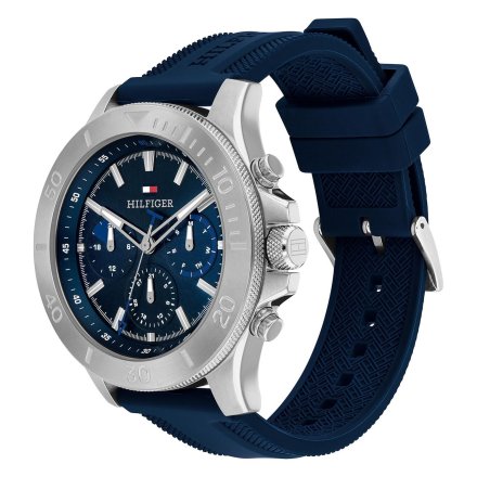 Tommy Hilfiger Bryan zegarek męski granatowy na pasku 1792112