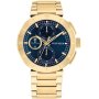 Tommy Hilfiger Lorenzo zegarek męski złoty z granatową tarczą 1792118