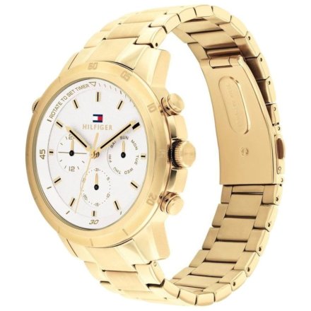 Tommy Hilfiger Troy zegarek męski złoty 1792127