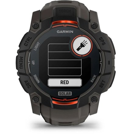 Zegarek Garmin Instinct 3 SOLAR 50 mm czarny Charcoal 010-02935-00