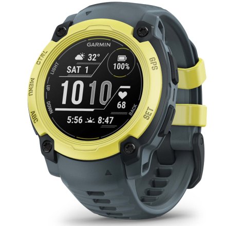 Zegarek Garmin Instinct E 40 mm granatowy Electric Lime Twilight 010-02932-01