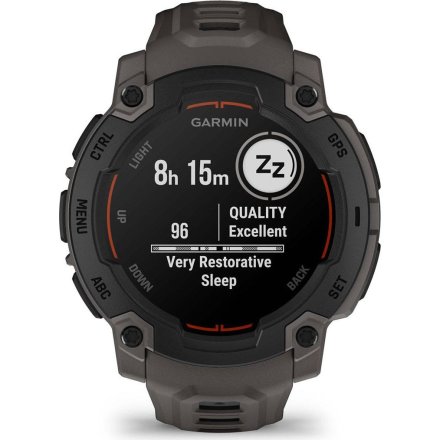 Zegarek Garmin Instinct E 45 mm czarny Charcoal 010-02933-00