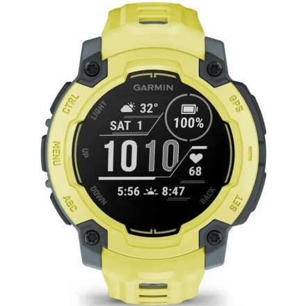 Zegarek Garmin Instinct E 45 mm żółty Electric Lime 010-02933-01