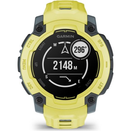Zegarek Garmin Instinct E 45 mm żółty Electric Lime 010-02933-01