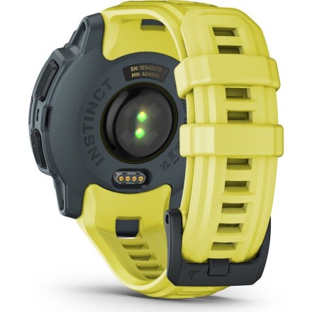 Zegarek Garmin Instinct E 45 mm żółty Electric Lime 010-02933-01