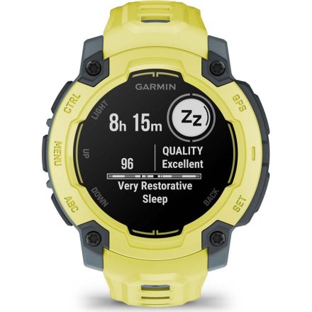 Zegarek Garmin Instinct E 45 mm żółty Electric Lime 010-02933-01