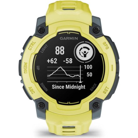 Zegarek Garmin Instinct E 45 mm żółty Electric Lime 010-02933-01