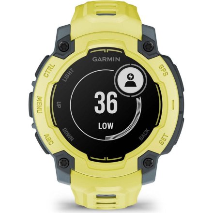 Zegarek Garmin Instinct E 45 mm żółty Electric Lime 010-02933-01