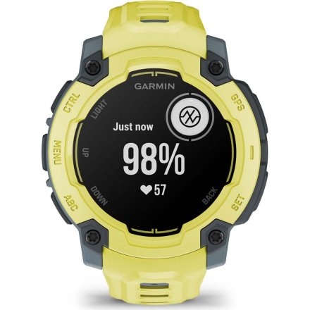Zegarek Garmin Instinct E 45 mm żółty Electric Lime 010-02933-01