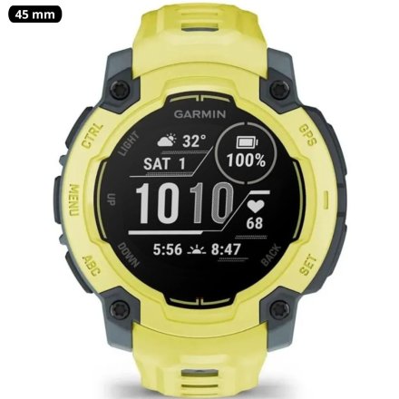 Zegarek Garmin Instinct E 45 mm żółty Electric Lime 010-02933-01