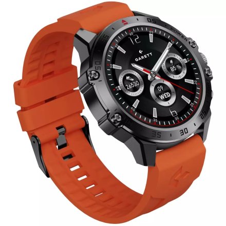 Smartwatch Garett V14 czarny stalowy + pasek 5904238486832