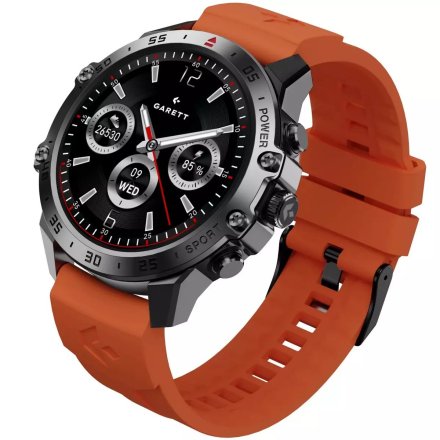 Smartwatch Garett V14 czarny stalowy + pasek 5904238486832