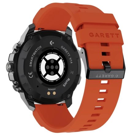 Smartwatch Garett V14 czarny stalowy + pasek 5904238486832