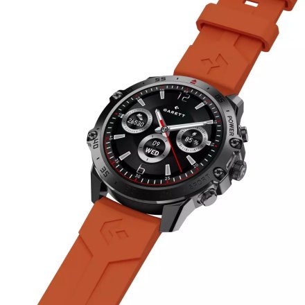 Smartwatch Garett V14 czarny stalowy + pasek 5904238486832
