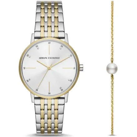 Zestaw zegarek damski Armani Exchange LOLA i bransoletka AX7156SET