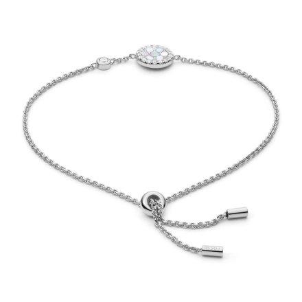 Fossil Sterling bransoletka damska srebrna z mozaiką JFS00519040