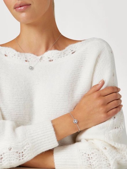Guess M'Ama Non M'Ama bransoletka srebrna damska JUBB04668JW (L)