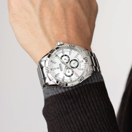 Festina Multifunction 20623/1 Zegarek Męski srebrny z białą tarczą