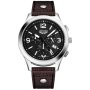 Zegarek Męski Adriatica srebrny na pasku  A8313.5B54CH- Chronograf Aviator