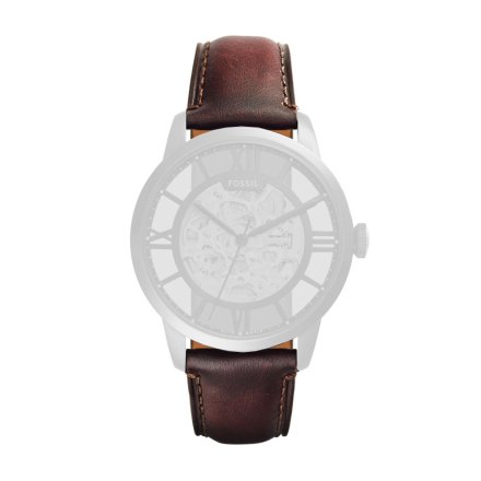 Brązowy pasek skórzany Fossil 22 mm Townsman ME3098