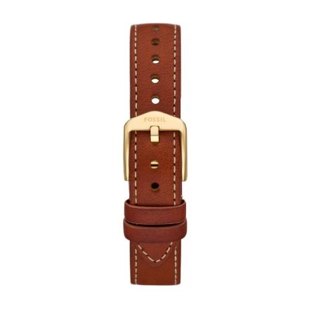 Brązowy pasek skórzany do zegarka / smartwatcha Fossil 16 mm Harlow ES5364