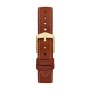 Brązowy pasek skórzany do zegarka / smartwatcha Fossil 16 mm Harlow ES5364