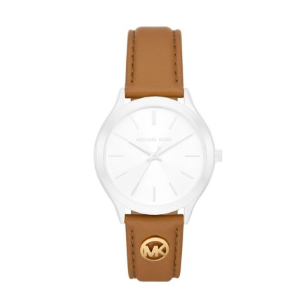 Brązowy pasek skórzany Michael Kors 18 mm MK7465