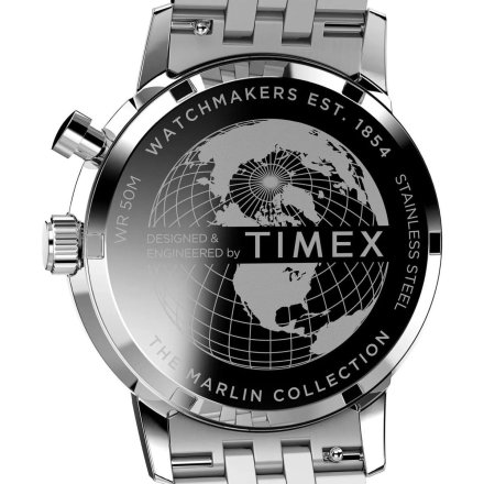 Timex Marlin TW2W51300 zegarek męski na bransolecie z fazami księżyca