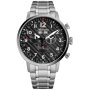 Zegarek Męski Adriatica na bransolecie tytanowy  A8308.4126CH - Chronograf Swiss Made