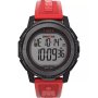 Timex Ironman TW5M57900 Zegarek męski sportowy z czerwonym paskiem
