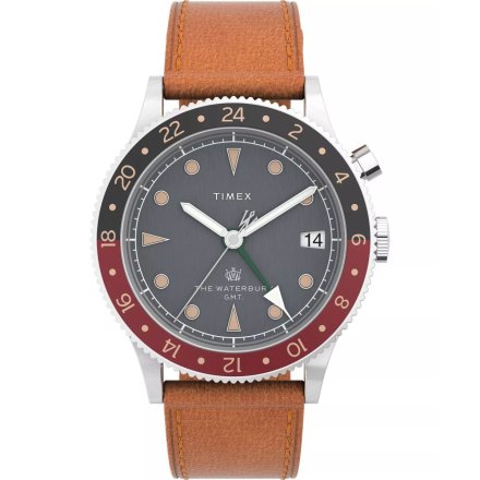Timex Waterbury TW2V74000 Zegarek męski na pasku z datownikiem