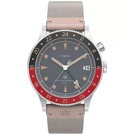 Timex Waterbury TW2V74100 Zegarek męski na pasku wodoszczelny