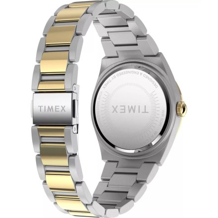 Timex Trend TW2V80300 srebrno-złoty zegarek damski na bransolecie
